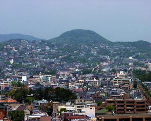 西宮市の山地方面の遠景